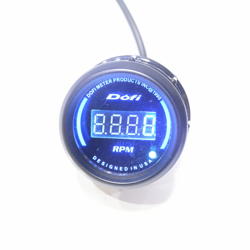 LED digitális autó mérőóra RPM, olajhőmérséklet, vízhőmérséklet, olajnyomás és feszültség (12V)