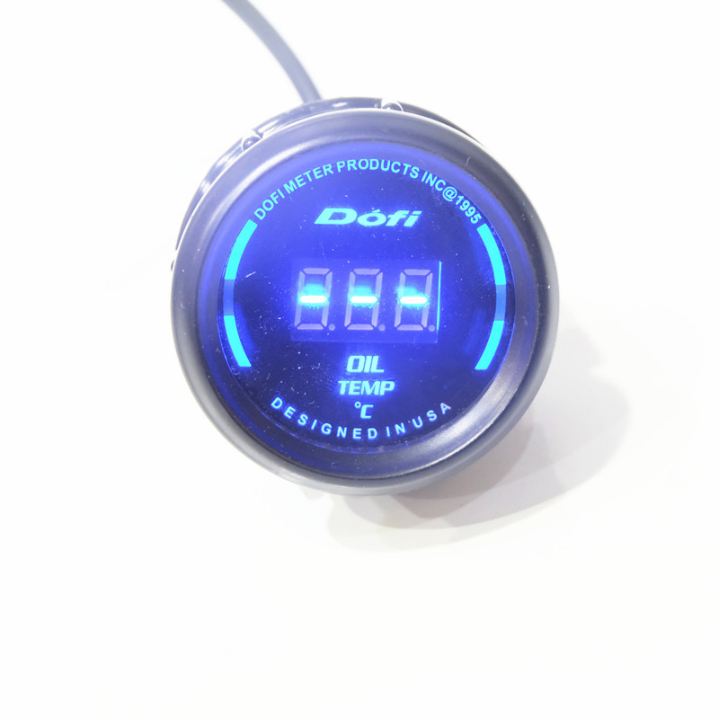 LED digitális autó mérőóra RPM, olajhőmérséklet, vízhőmérséklet, olajnyomás és feszültség (12V)