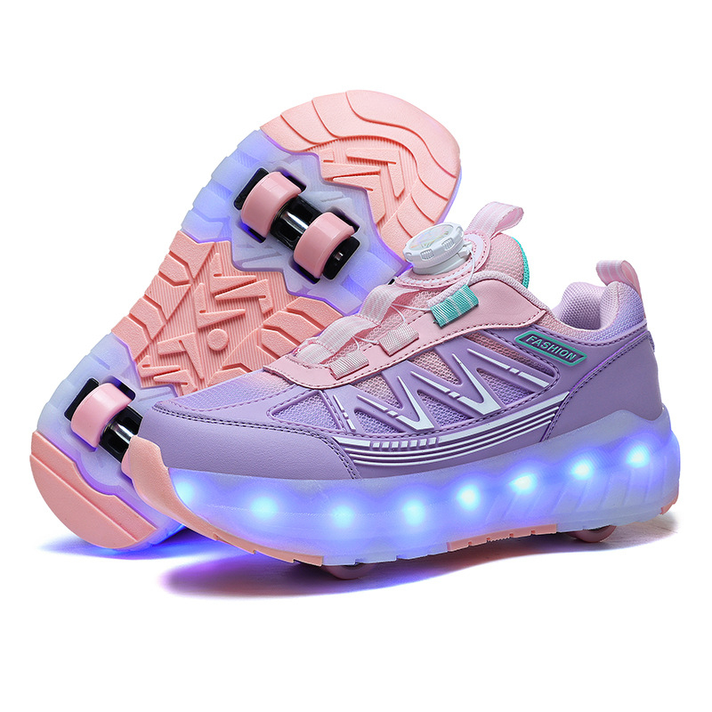 Heelys PU dupla soros görgős cipő uniszex