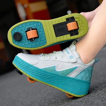 Guipai gyerekeknek szánt járócipő PU kerekekkel és kettős kerékhajtással