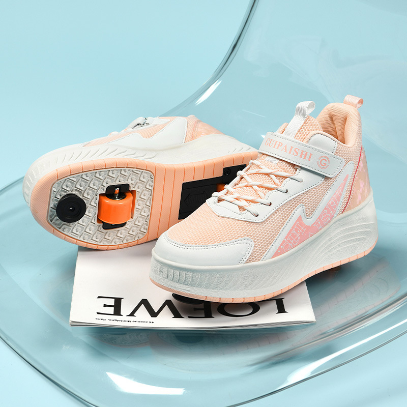 Guipai gyerekeknek szánt járócipő PU kerekekkel és kettős kerékhajtással