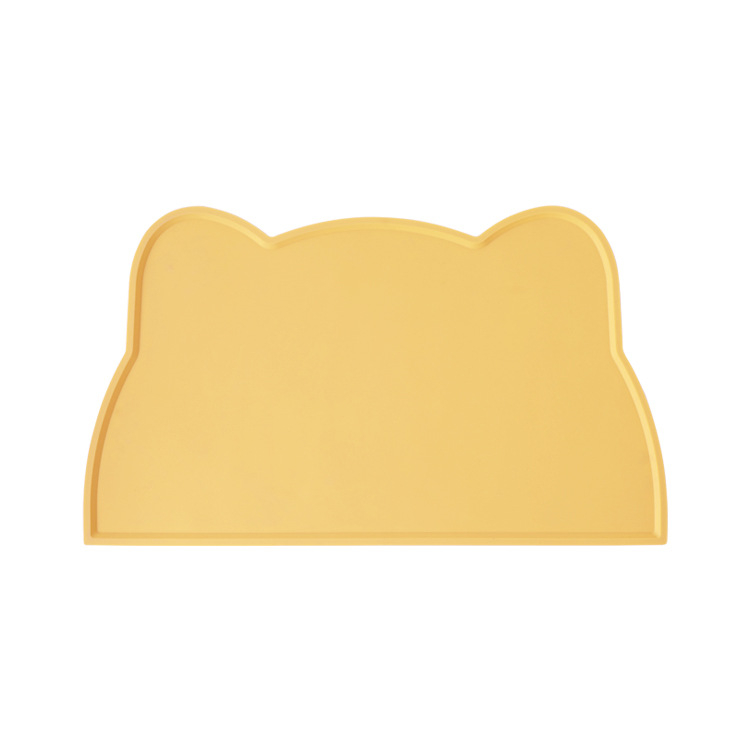 Παιδικό σουπλά από σιλικόνη σε σχήμα γάτας, με ακανόνιστο σχήμα, σκανδιναβακού στυλ