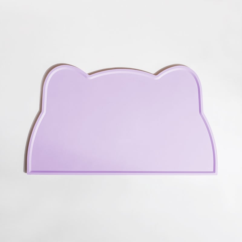 Παιδικό σουπλά από σιλικόνη σε σχήμα γάτας, με ακανόνιστο σχήμα, σκανδιναβακού στυλ