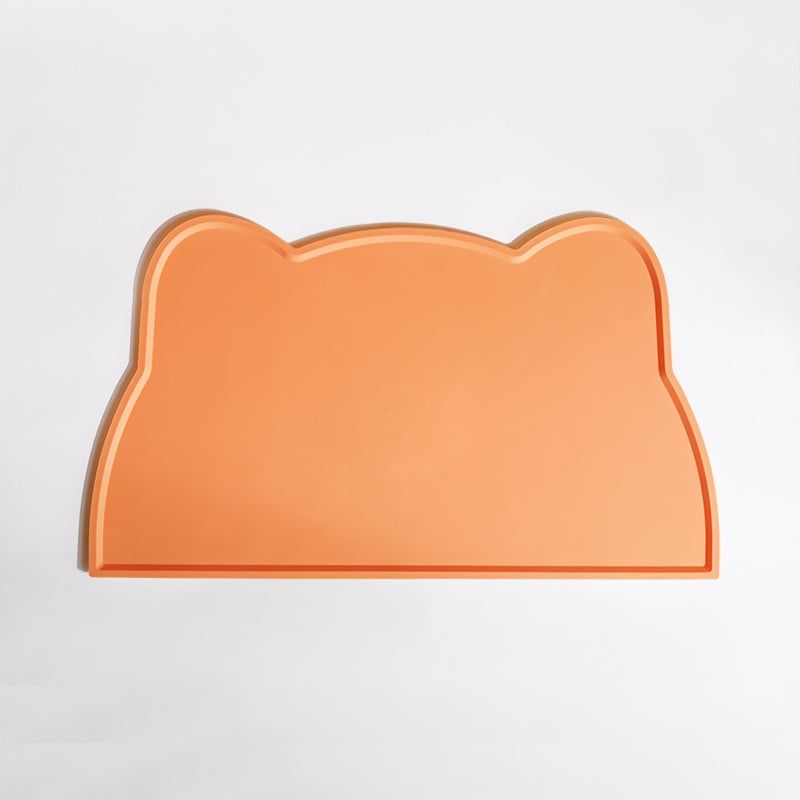 Παιδικό σουπλά από σιλικόνη σε σχήμα γάτας, με ακανόνιστο σχήμα, σκανδιναβακού στυλ