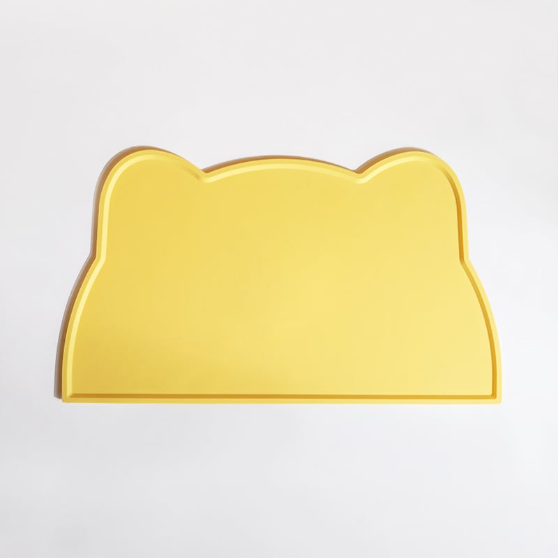 Παιδικό σουπλά από σιλικόνη σε σχήμα γάτας, με ακανόνιστο σχήμα, σκανδιναβακού στυλ