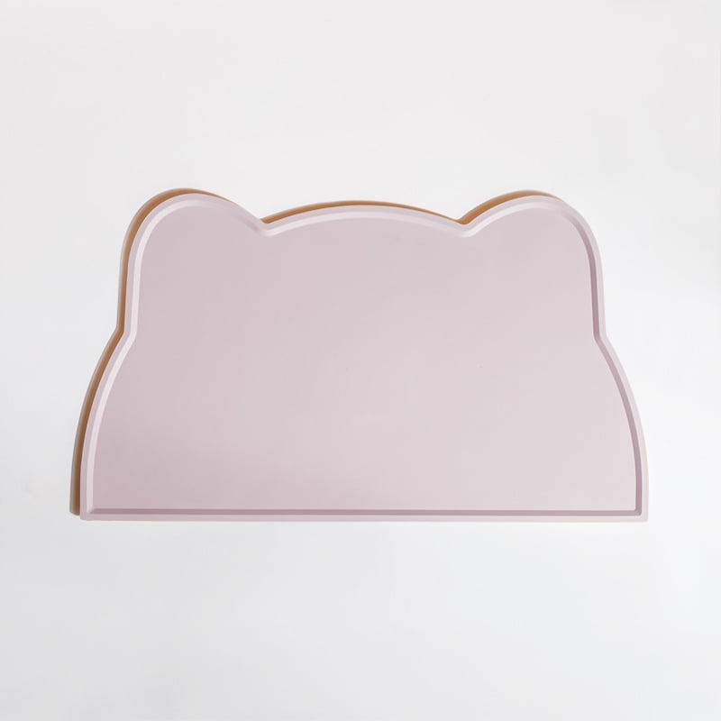 Παιδικό σουπλά από σιλικόνη σε σχήμα γάτας, με ακανόνιστο σχήμα, σκανδιναβακού στυλ