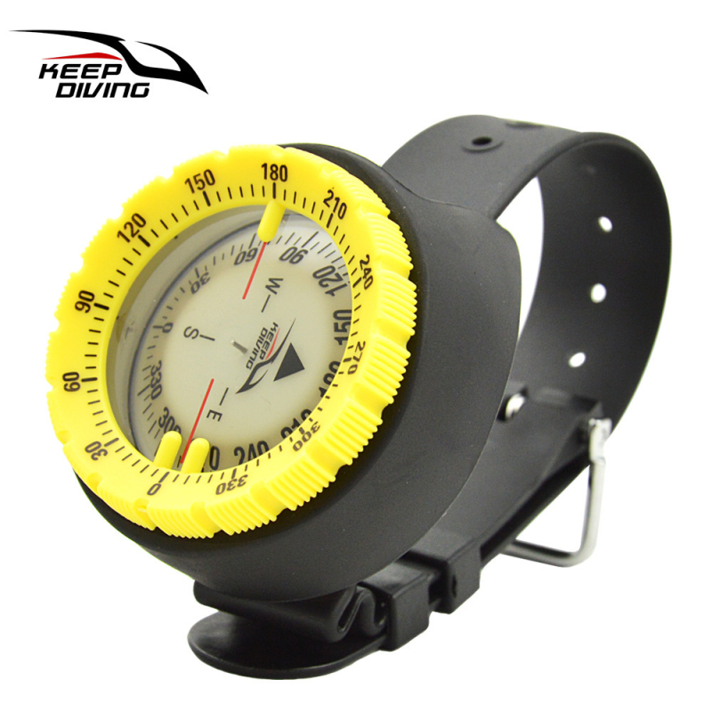 CP991B búváriránytű — erős mágneses, 50 m vízálló, alatti világítás navigáció
