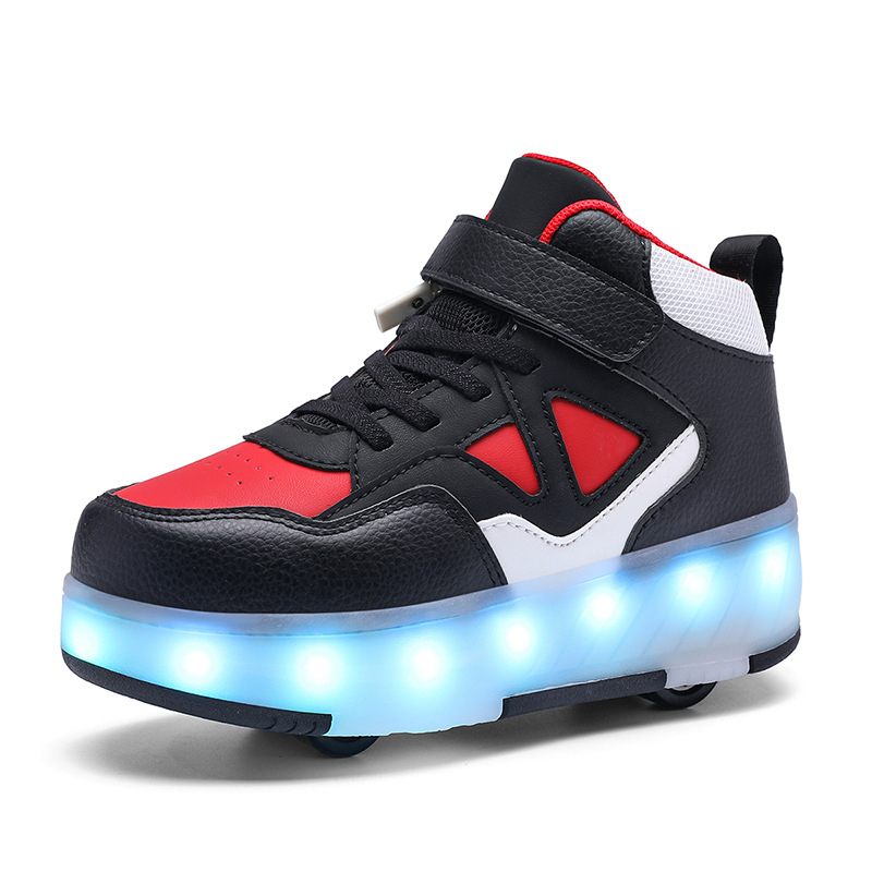 Heelys tenisice s dvostrukim kotačićima, PU kotači, TPR potplat, gumb za okretanje