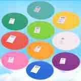 Futball-edzés korong akadályos matrac - PVC, Naili márka, edző segédeszközök