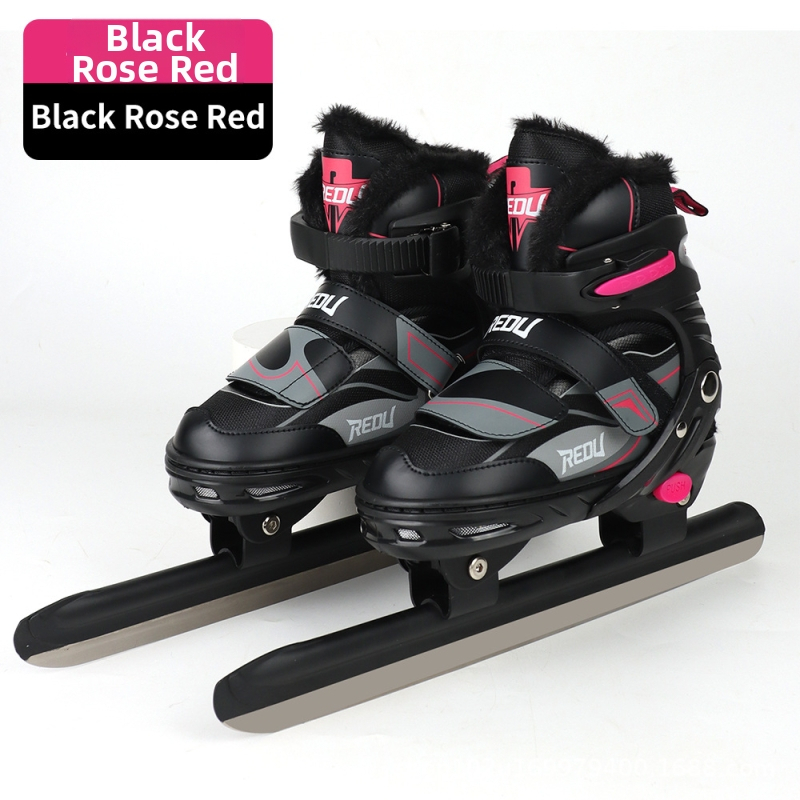 Heat topánky na rýchlostné korčuľovanie s čepeľou z vysokouhlíkov ocele, PVC podrážka, horná časť zo sieťoviny s pamäťovou penou a zamatom (krátka traťová čepeľ; rýchlostné korčuľovanie; vonku)