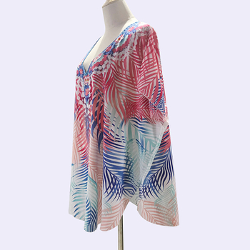 Set za plažu: bikini gornji dio s UV zaštitom i plaža suknja, rayon, 100% pamuk, 140 g/m², za plivanje