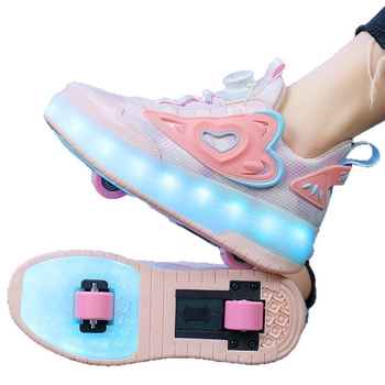 Weishi Heelys za djevojčice – dvokolne PU kotače, dječje patike s kotačima