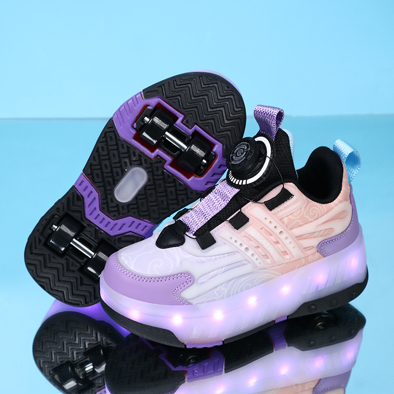 BKG Heelys tenisice za djecu – unisex, PU kotači, dvostruki kotač