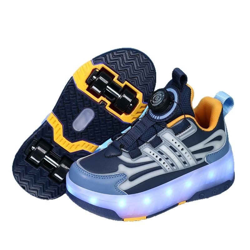 BKG Heelys tenisice za djecu – unisex, PU kotači, dvostruki kotač