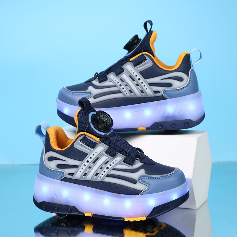 BKG Heelys tenisice za djecu – unisex, PU kotači, dvostruki kotač