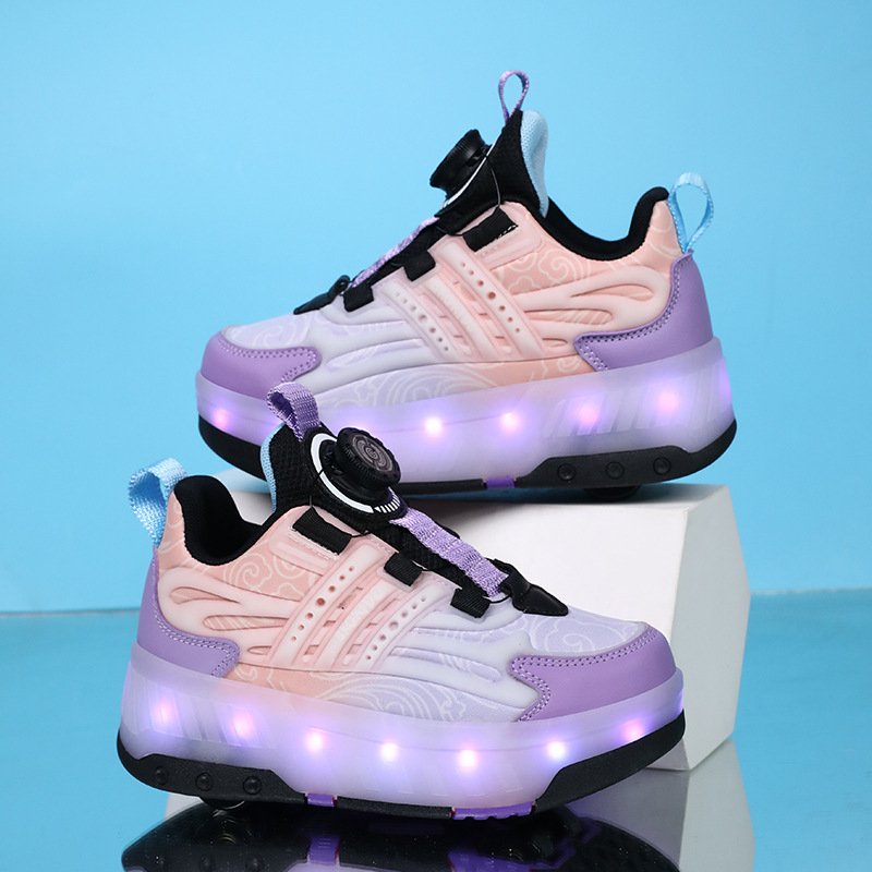 BKG Heelys tenisice za djecu – unisex, PU kotači, dvostruki kotač