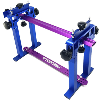 Jégkorcsolya-élező készlet: alumíniumötvözetes élezőállvány, gyémántos, kétoldalas élező kő, gyorskorcsolyák élezésére, út- és rövidpályás korcsolyákhoz