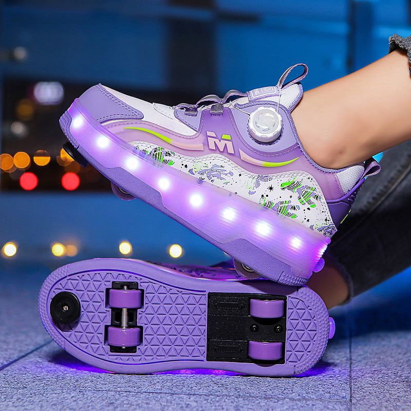 Dječje Heelys tenisice, s dvostrukim redom PU kotači, unisex, marka Alinego/ai kui