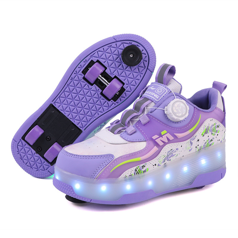 Dječje Heelys tenisice, s dvostrukim redom PU kotači, unisex, marka Alinego/ai kui