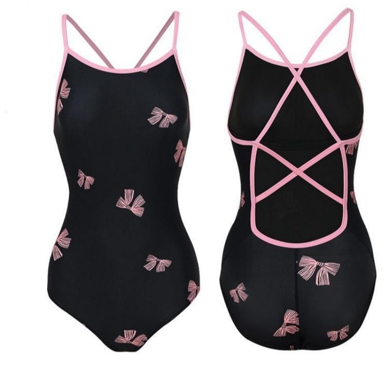 Ženski jednodijelni kupaći kostim 2025 novi model, trkački kroj, za bazen i spa