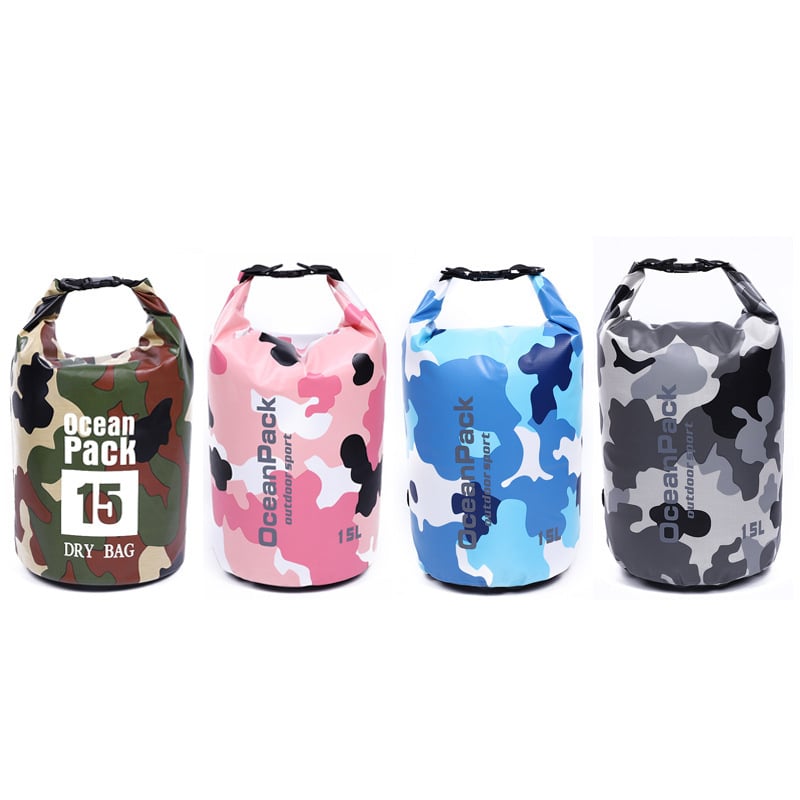 Vanjska vodootporna torba s odjeljkom suho/mokra, PVC, 15L