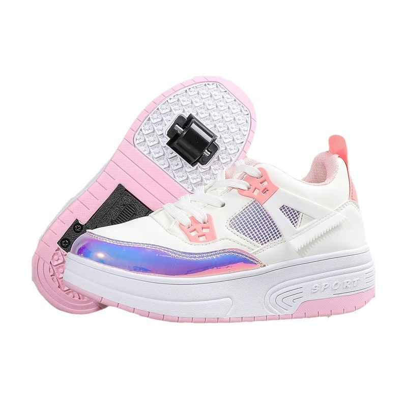 Обувки за ходене с двойни колела и скрити ролери (PU колела, унисекс, марка Y6)