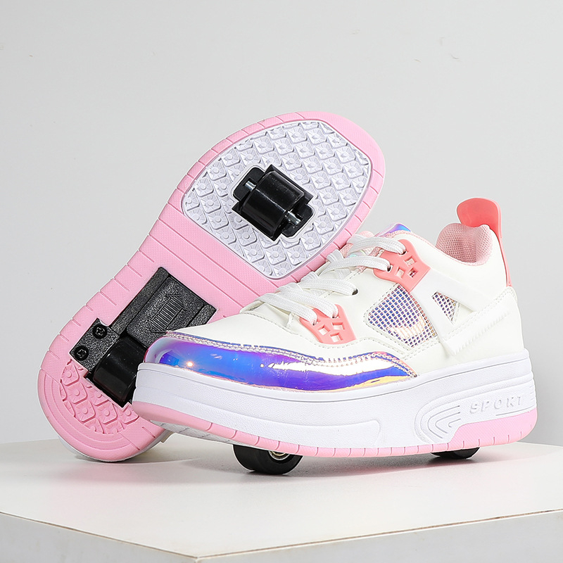 Обувки за ходене с двойни колела и скрити ролери (PU колела, унисекс, марка Y6)