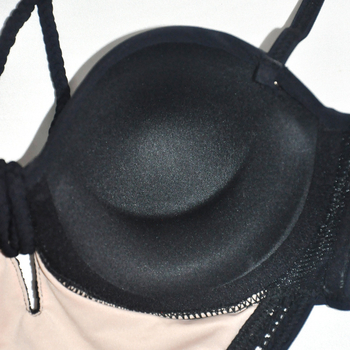 Jednodijelni kupaći kostim s potporom i jastučićima, kontrola trbuha, bez leđa, tkanina Lycra/Spandex 20%
