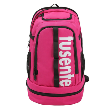 Uniszex nagy kapacitású kültéri sporttáska tarpaulin anyagból, nylon bélés, légpárnás vállöv, street style; alkalmas Tenisz, Badminton, Jóga, Búvárkodás, Hegymászás, Túrázás