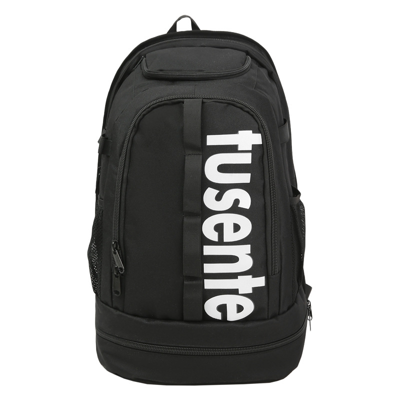 Uniszex nagy kapacitású kültéri sporttáska tarpaulin anyagból, nylon bélés, légpárnás vállöv, street style; alkalmas Tenisz, Badminton, Jóga, Búvárkodás, Hegymászás, Túrázás