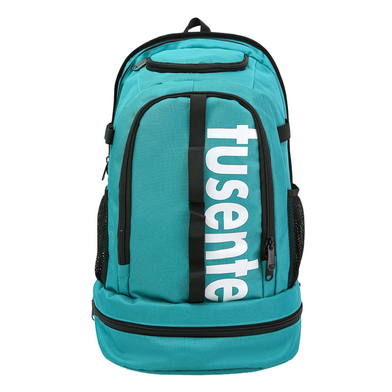 Uniszex nagy kapacitású kültéri sporttáska tarpaulin anyagból, nylon bélés, légpárnás vállöv, street style; alkalmas Tenisz, Badminton, Jóga, Búvárkodás, Hegymászás, Túrázás