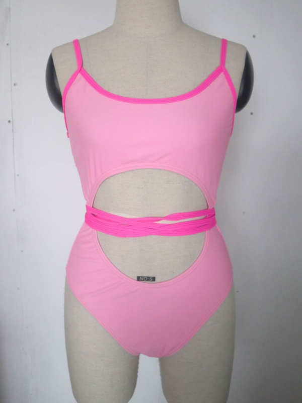 Női egyszemélyes fürdőruha, ujjatlan, nylon anyag poliészter béléssel, szexi európai–amerikai stílus