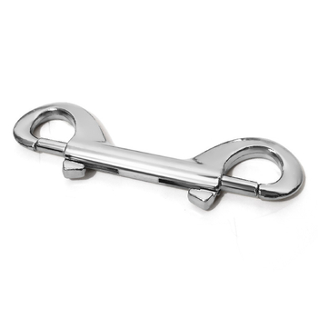 Két végű karabiner rugós gyorskioldó zármechanizmussal – cinkötvözet, hegymászáshoz és búvárkodáshoz, modell STK, márka Yiheng hardware