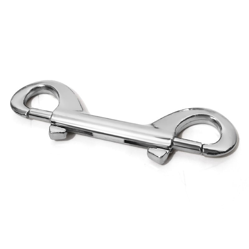 Két végű karabiner rugós gyorskioldó zármechanizmussal – cinkötvözet, hegymászáshoz és búvárkodáshoz, modell STK, márka Yiheng hardware