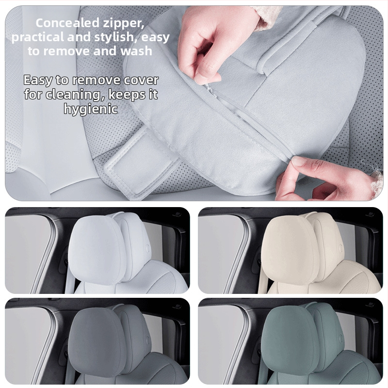 Xiaopeng P7 vankúš na hlavu a bedrový, vonkajšia velúr tkanina, výplň zo syntetických vlákien, prispôsobiteľný interiérový doplnok pre auto