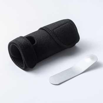 Протектор за китката с метална плоча за поддръжка и регулируем протектор на дланта за каране на ски и ролкови кънки