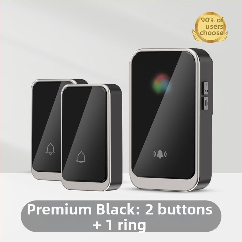 Bezdrôtový zvonček na dvere s britskou zásuvkou, pre domáce použitie