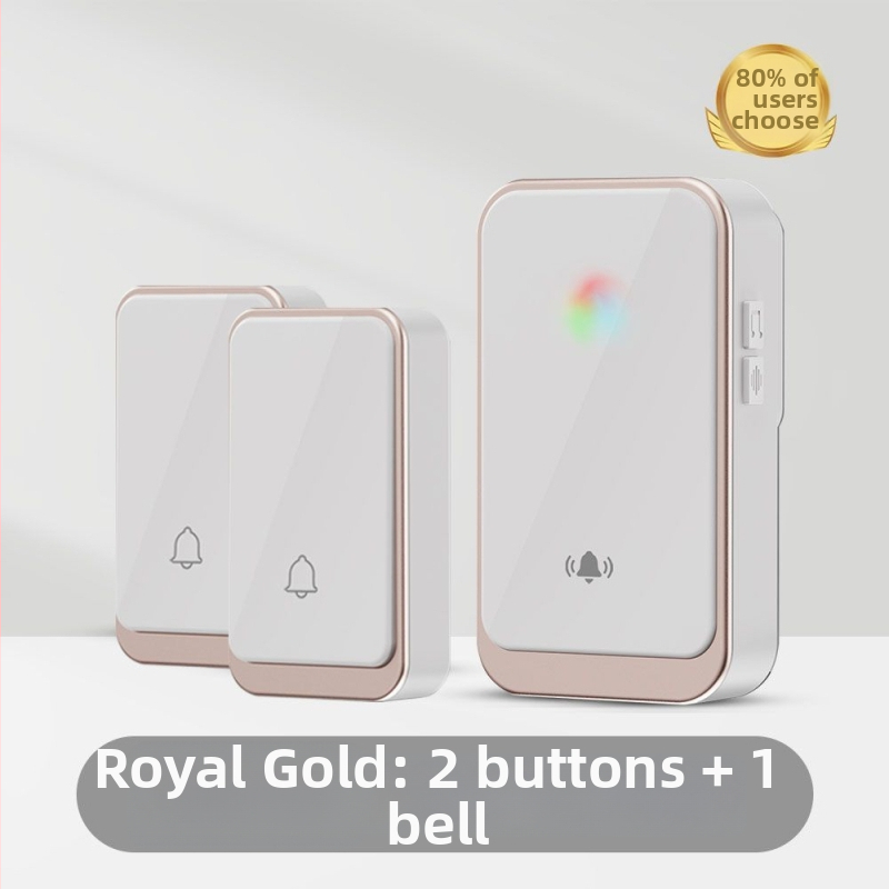 Bezdrôtový zvonček na dvere s britskou zásuvkou, pre domáce použitie