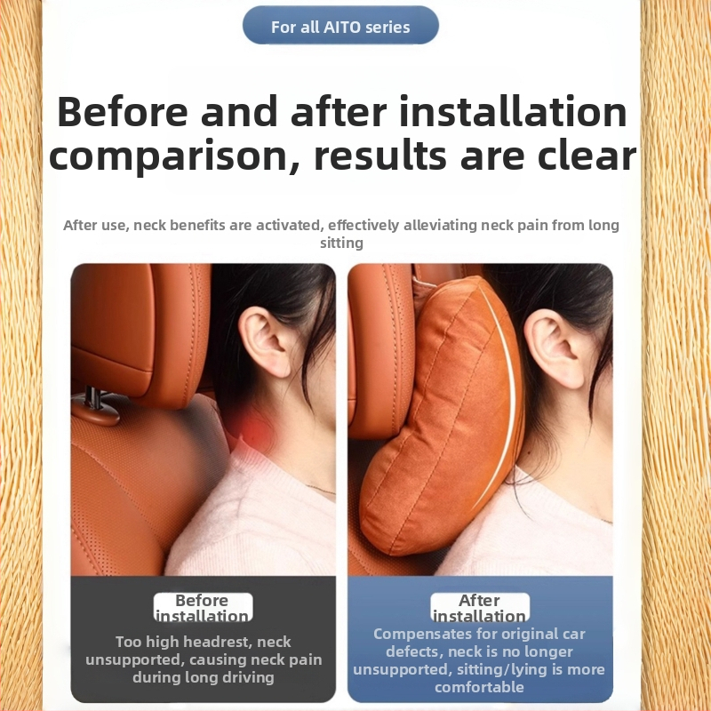 Autosed na krk s oporou bedra, velúr materiál, prispôsobiteľná, minimalistický štýl, univerzálne použitie