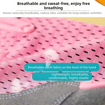 Detské polovičné prstové rukavice s motýľom – protišmykové, polyester, unisex, pre cyklistiku a korčuľovanie, 4–12, leto/jar