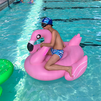 Felfújható flamingó úszó – megerősített dizájn, PVC anyag, márka JINGXIN, kategória: Egyéb