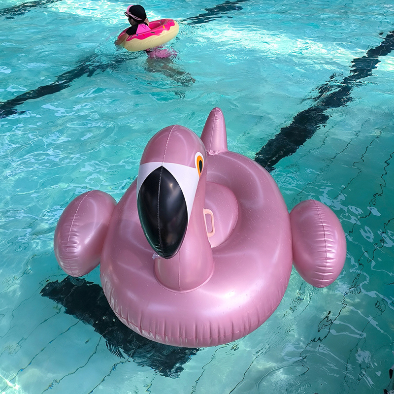 Felfújható flamingó úszó – megerősített dizájn, PVC anyag, márka JINGXIN, kategória: Egyéb