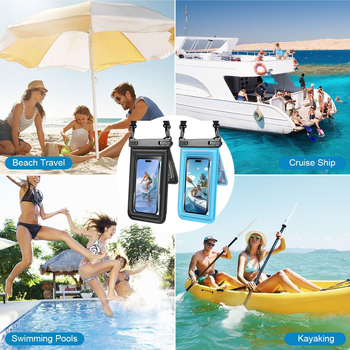 Sanhu Outdoor PVC vodootporna torbica za telefon s dvostrukim džepom – za ronjenje, plažu i ribolov