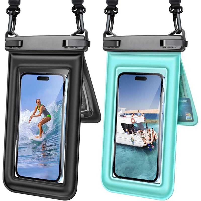 Sanhu Outdoor PVC vodootporna torbica za telefon s dvostrukim džepom – za ronjenje, plažu i ribolov