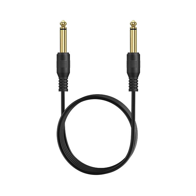 Kebolong audio kabel 6,35 mm na 3,5 mm za gitaru i mikrofon, PVC oklop, ROHS, pogodan za audio i video