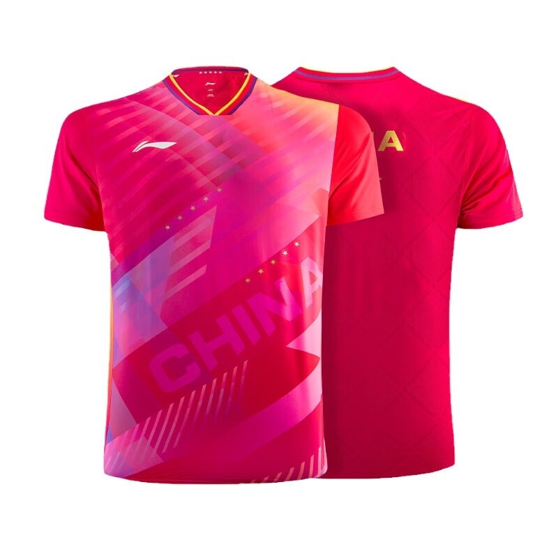 Uniforma za stolni tenis – Muški nacionalni tim, majica kratkih rukava i šorcevi, ljeto, tkanina 90% acetat s 10% Spandex podstavom