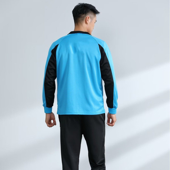 Unisex set za stolni tenis s dugačkim rukavima i sportskim kompleтом za jesen/zimu, materijal 100% poliester, podstava od poliester, pogodan za natjecanja i trening