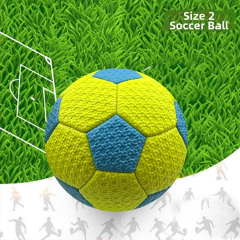Fotbal pentru copii Nr. 2 – Minge PVC, cusătură pe mașină, model împletit, pentru copii