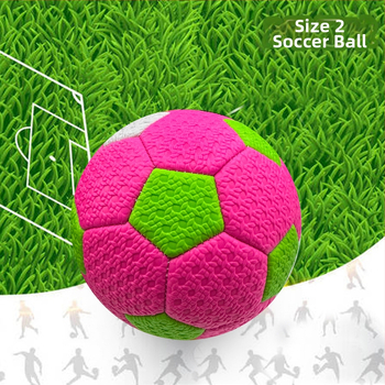Fotbal pentru copii Nr. 2 – Minge PVC, cusătură pe mașină, model împletit, pentru copii