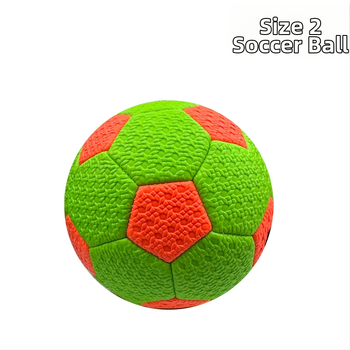 Fotbal pentru copii Nr. 2 – Minge PVC, cusătură pe mașină, model împletit, pentru copii
